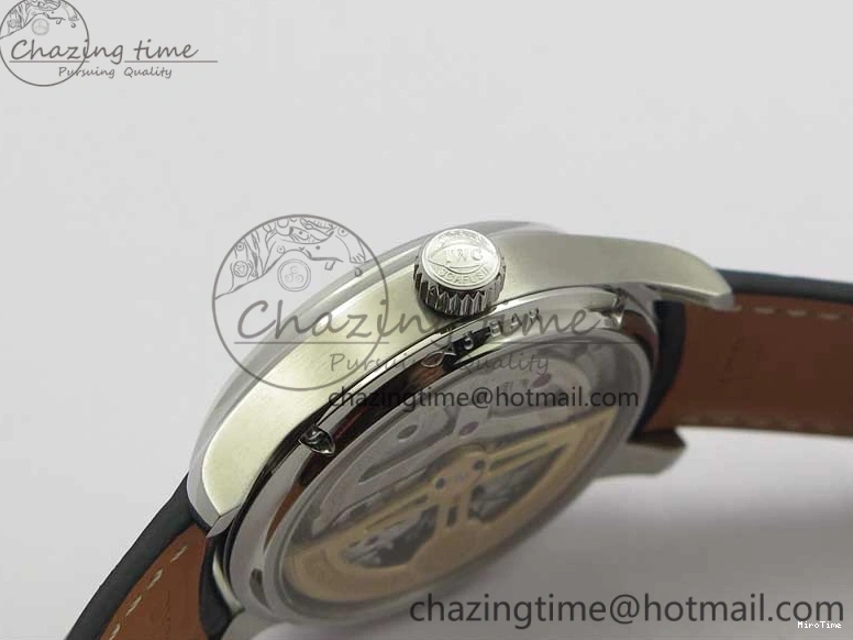 MIROTIME 0523 Portugieser Perpetual Calendar IW503401 V9F 1:1 Best Edition Blue Dial on Black Leather Strap A Contemporary 7114